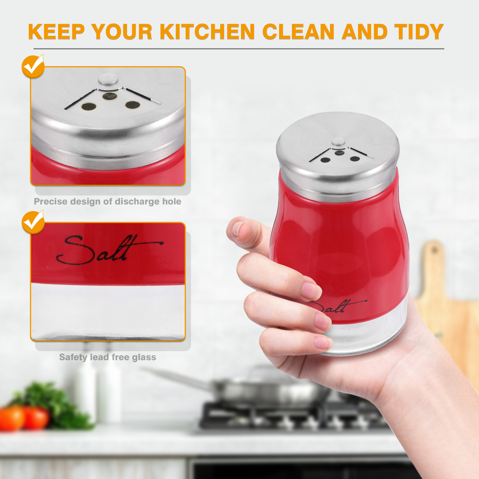 Juego de 2 Saleros de Vidrio c - Camping Cooking Sets reseña y precio