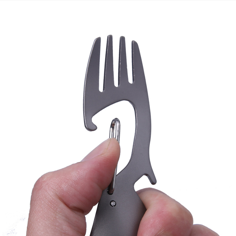 Cuchara de tenedor de aleación - Camping Cooking Cutlery Set reseña y precio