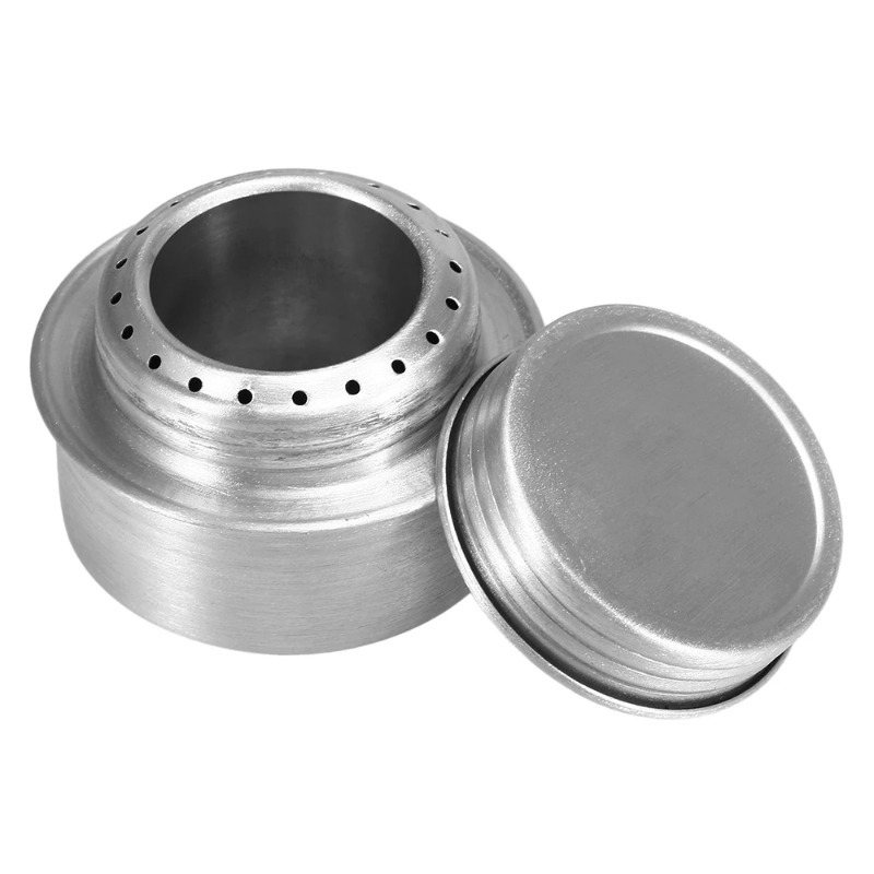 Estufa de Alcohol plateada ult - Camping Cooking Fuel reseña y precio