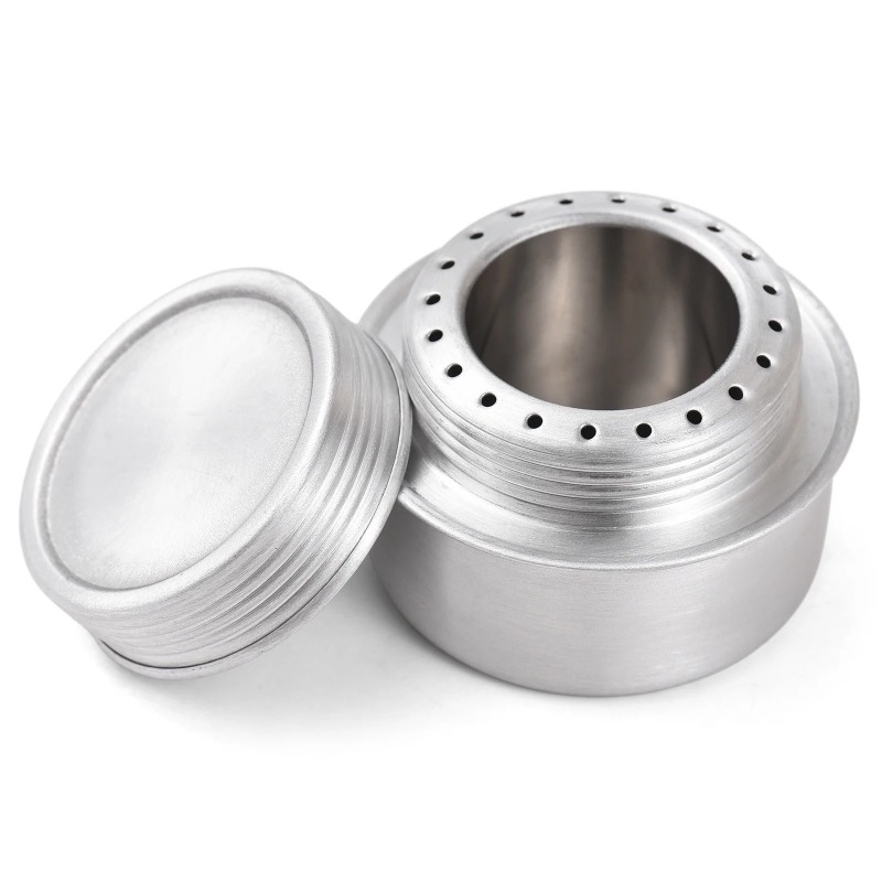 Estufa de Alcohol plateada ult - Camping Cooking Fuel reseña y precio