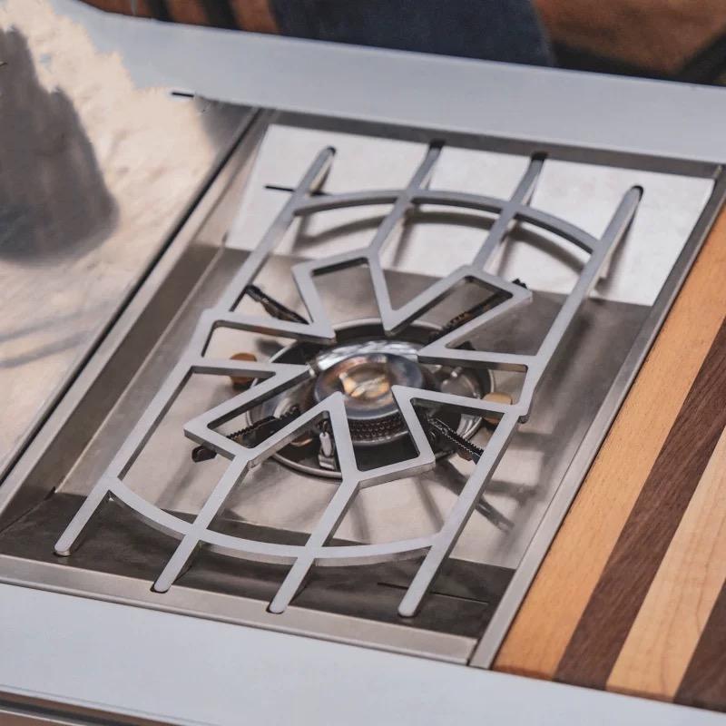 Marco de estufa para acampar a - Camping Cooking Disc reseña y precio