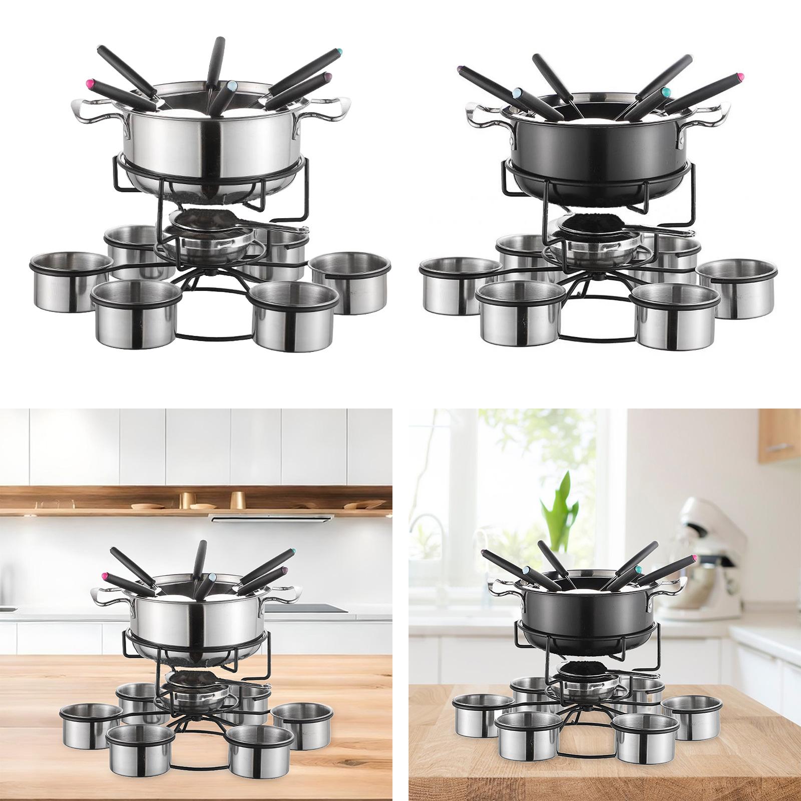 Juego de ollas para fondue, es - Camping Cooking Sets reseña y precio
