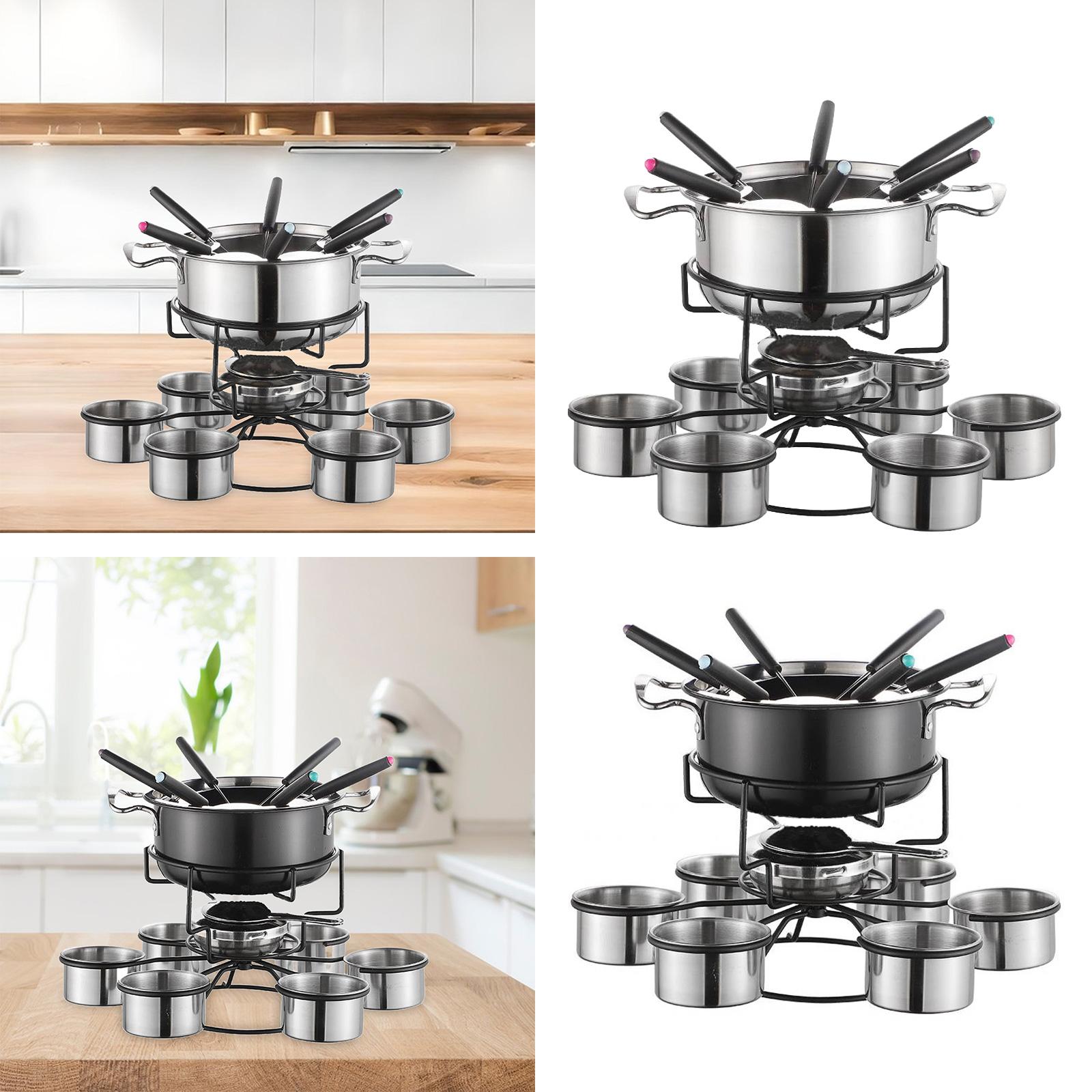 Juego de ollas para fondue, es - Camping Cooking Sets reseña y precio