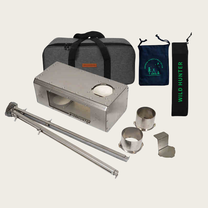 Estufa de Leña para Camping co - Camping Cooking Fire Stove reseña y precio