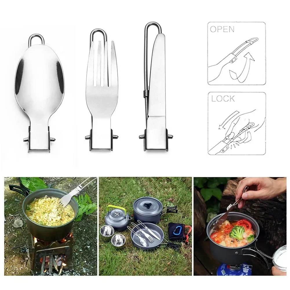 Juego de cocina para Picnic y  - Camping Cooking Cutlery Set reseña y precio