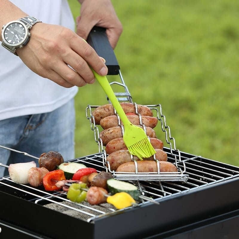 Parrilla de barbacoa portátil  - Camping Outdoor Cooking Equipment reseña y precio