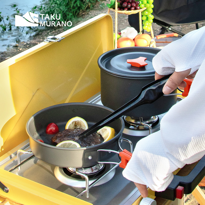Juego de utensilios de cocina  - Camping Outdoor Cooking Equipment reseña y precio