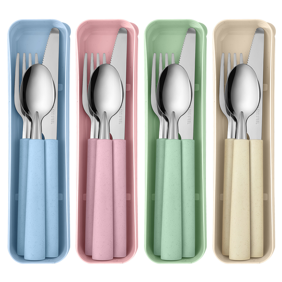 1 juego de cubiertos portátile - Camping Cooking Cutlery Set reseña y precio