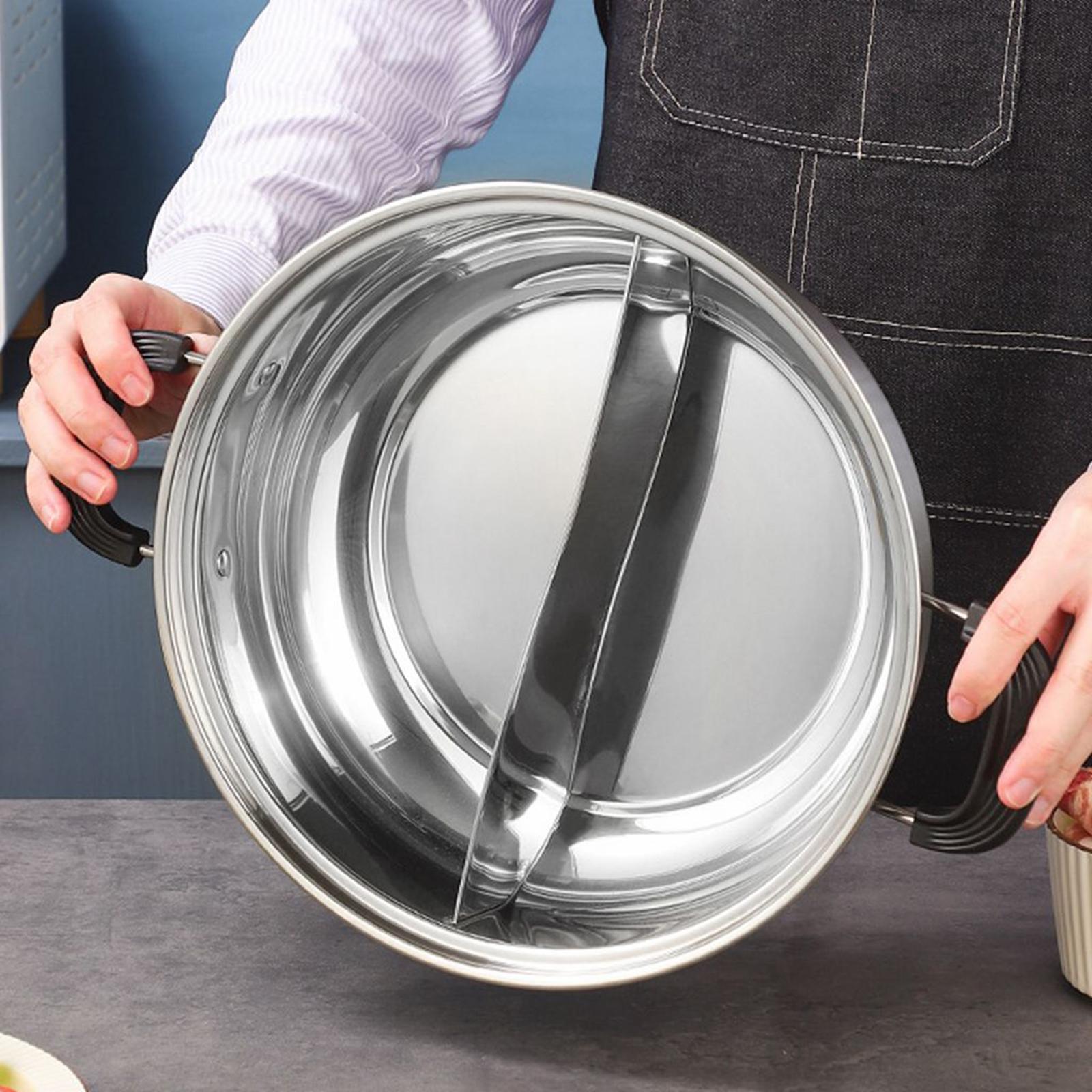 Olla para Hot Pot con Divisor, - Camping Cooking Pot reseña y precio