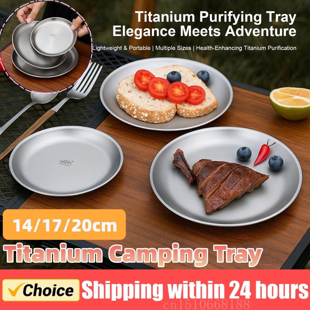 Plato de Camping de titanio de - Camping Cooking Disc reseña y precio