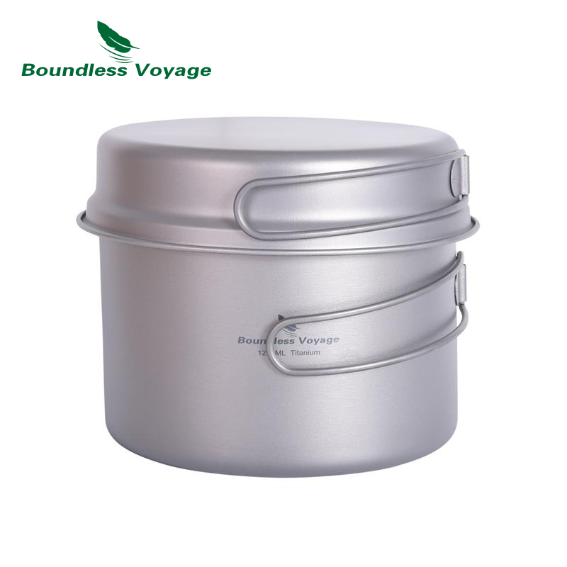 Olla y sartén de titanio Bound - Camping Cooking Set Large reseña y precio