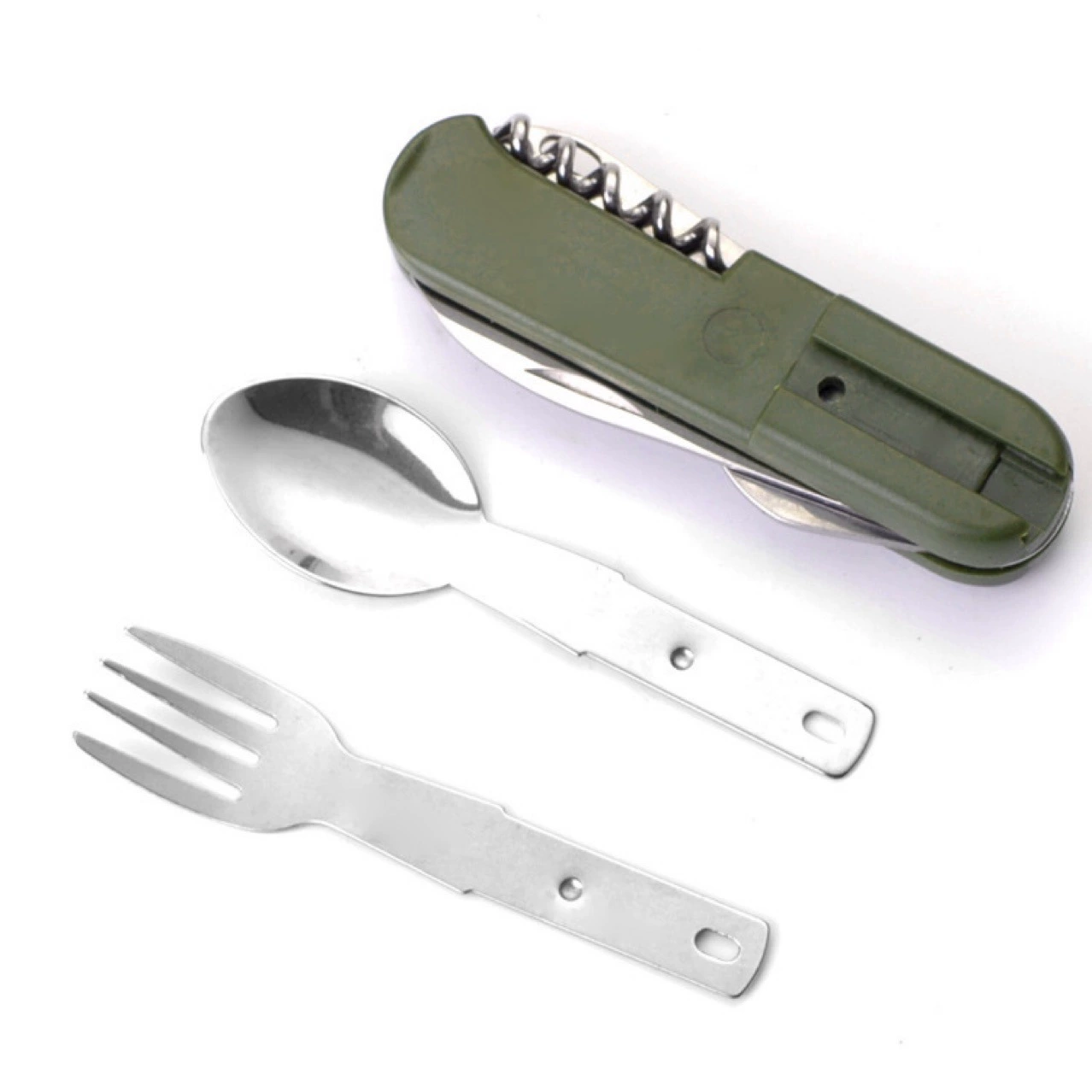Juego de cubiertos para acampa - Camping Cooking Cutlery Set reseña y precio