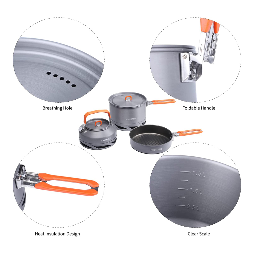Fire Maple utensilios Camping  - Camping Cooking Hardware reseña y precio