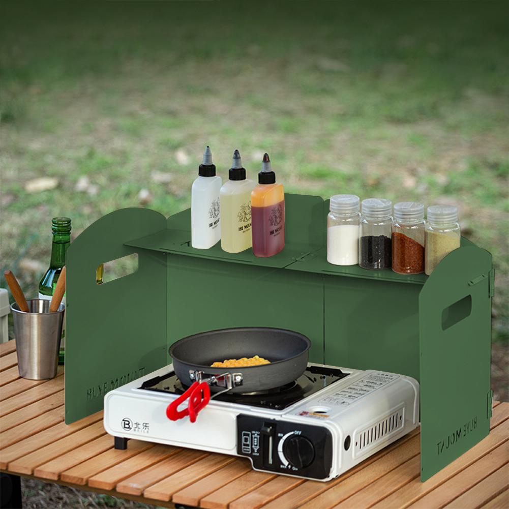 Parabrisas plegable para estuf - Camping Cooking Fuel reseña y precio