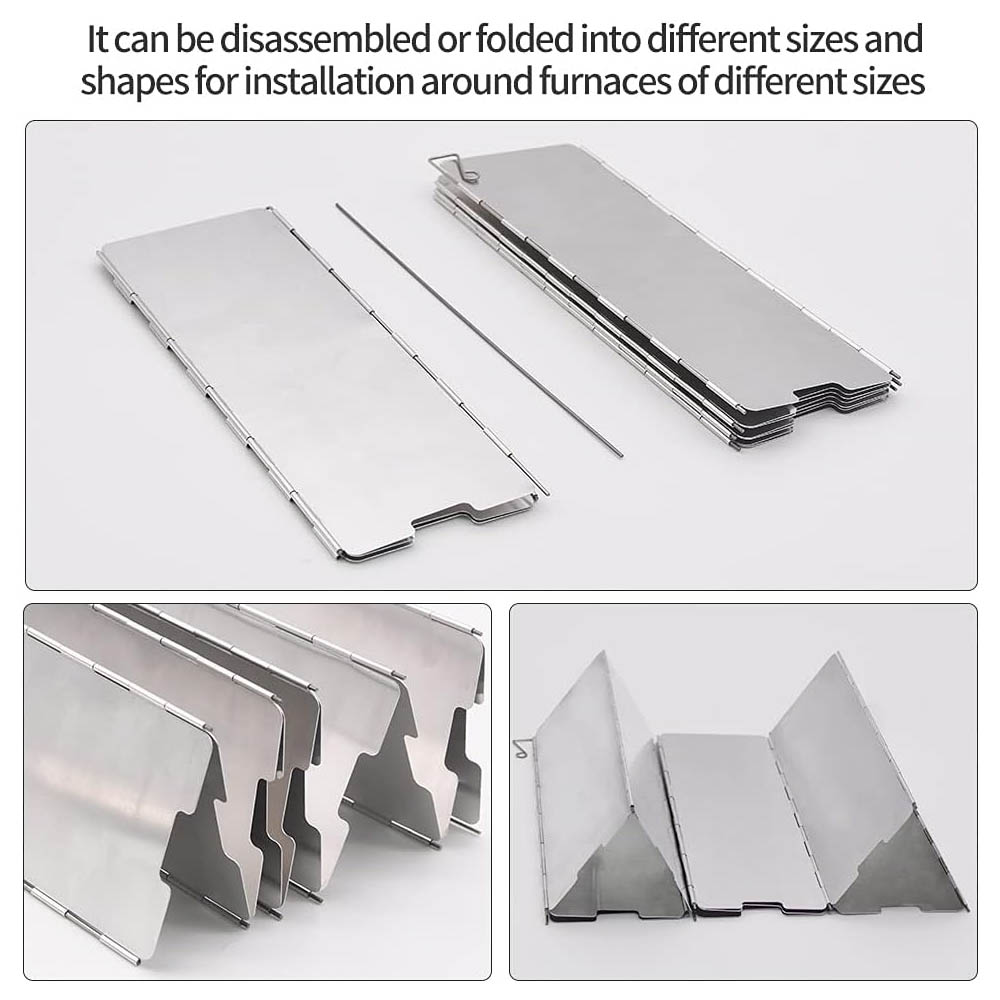 Parabrisas de aluminio de 8 pl - Camping Cooking Disc reseña y precio