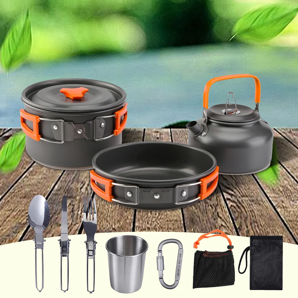 Kit de utensilios de cocina pa - Camping Cooking Sets reseña y precio
