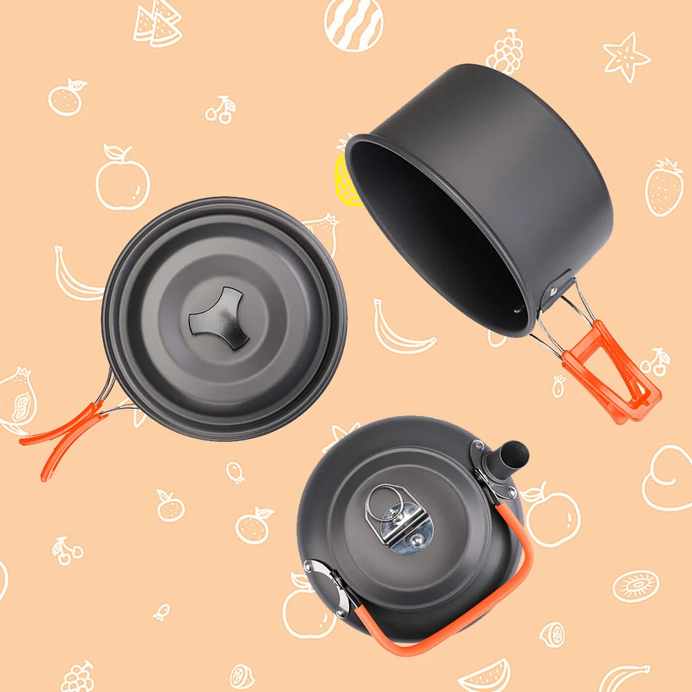 Kit de utensilios de cocina pa - Camping Cooking Sets reseña y precio