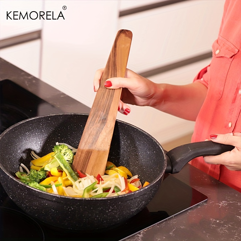 Espátulas de vajilla de madera - Camping Cooking Hardware reseña y precio