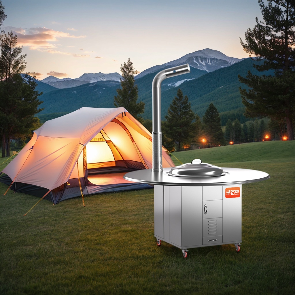 Estufa de Leña de Acero Inoxid - Camping Cooking Fire Stove reseña y precio