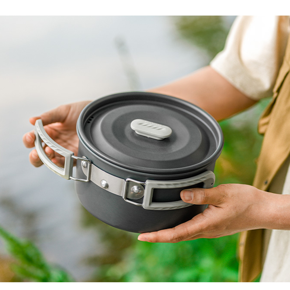 Naturehike-Juego de ollas al a - Camping Cooking Sets reseña y precio