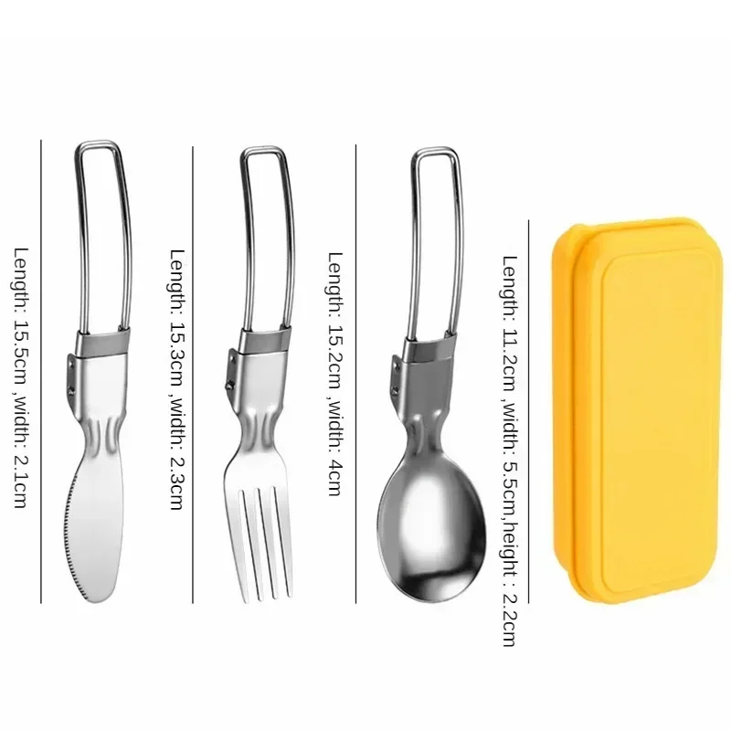 Juego de Cubiertos Portátil de - Camping Cooking Cutlery Set reseña y precio