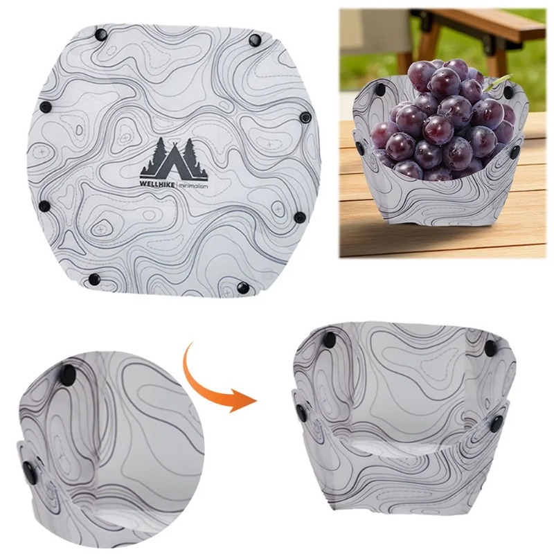 Vajilla plegable para acampar, - Camping Cooking Disc reseña y precio